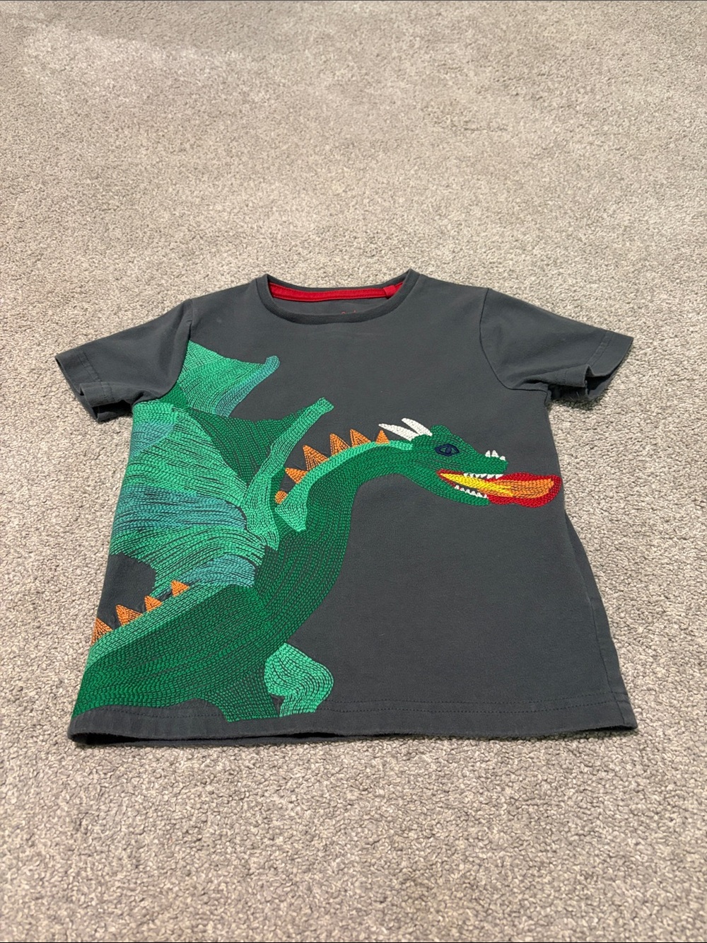 Mini Boden Superstitch Dragon Top - Picture 2 of 3